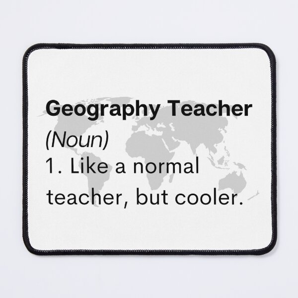Item preview, Geography Teacher Dictionary designed and sold by DonneeCreations.