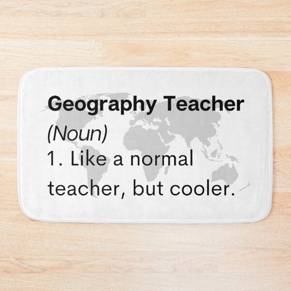 Item preview, Geography Teacher Dictionary designed and sold by DonneeCreations.