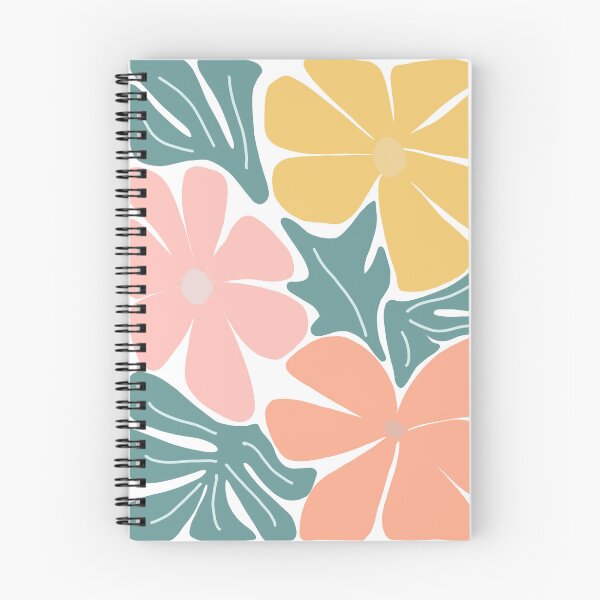 Item preview, Pastel colours Floral print, abstract flower design (colour palette, color palete) designed and sold by Sanaura.