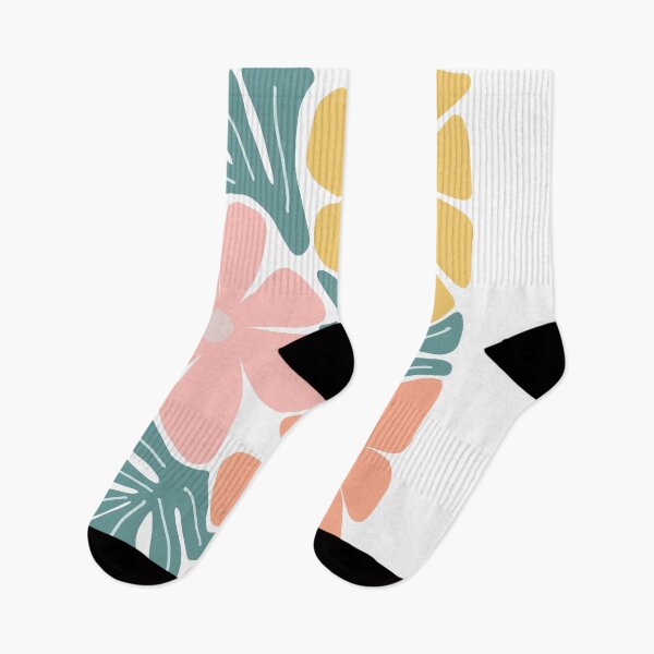 Item preview, Pastel colours Floral print, abstract flower design (colour palette, color palete) designed and sold by Sanaura.