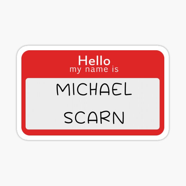 hello-my-name-is-michael-scarn-card-sticker-by-tatooinewalker