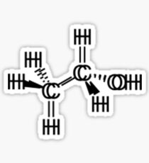 Alcohol Molecule Sticker