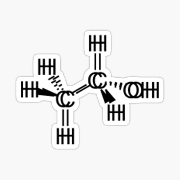 Alcohol Molecule Sticker