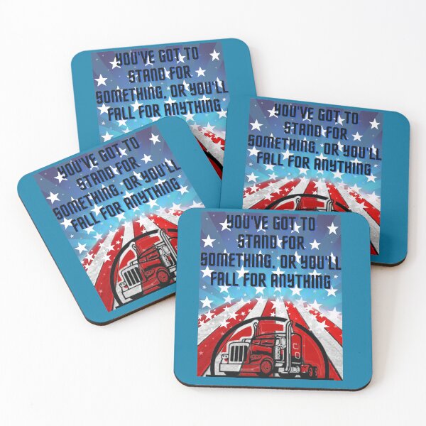 Item preview, YOU;VE GOT TO STAND FOR SOMETHING, OR YOU'LL FALL FOR ANYTHING designed and sold by forgodandcountr.