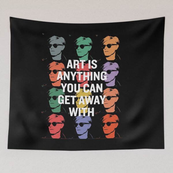 Aperçu de l'œuvre L'art est tout ce dont vous pouvez vous passer - Andy Warhol créée et vendue par boltjesdesign.