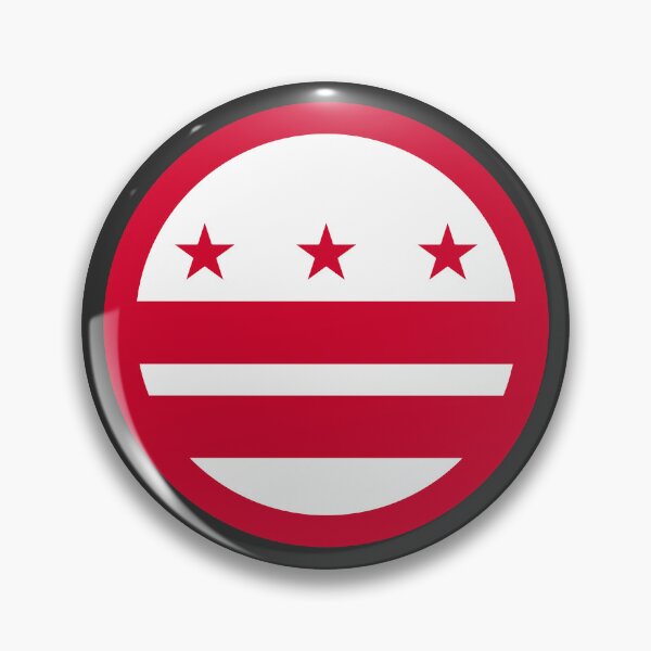 Item preview, Washington DC City Flag Emblem designed and sold by TwoTenDesign.