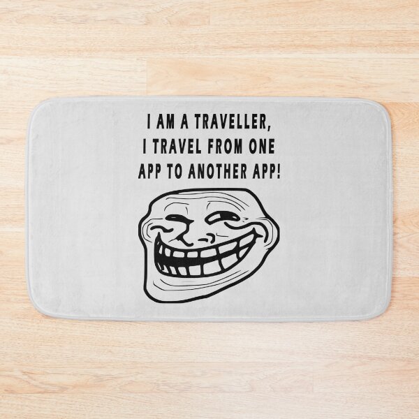 Item preview, I AM A TRAVELLER I TRAVEL FROM ONE APP TO ANOTHER APP designed and sold by GOLDFAMILYSHOP.