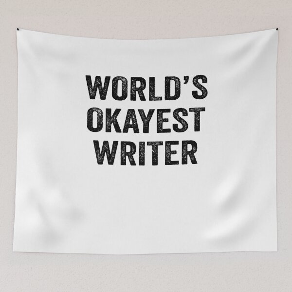 Item preview, World's okayest writer Shirt, Funny writer Dad Husband Womens Boyfriend Birthday Christmas Gift idea designed and sold by xlnv.