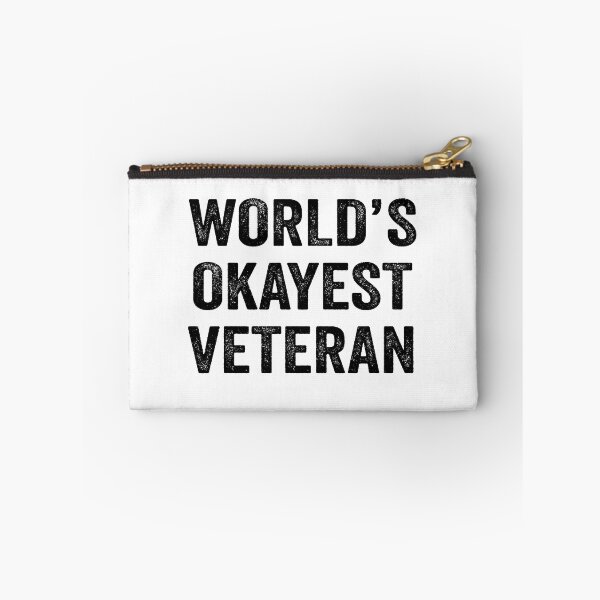 Item preview, World's okayest veteran Shirt, Funny veteran Dad Husband Womens Boyfriend Birthday Christmas Gift idea designed and sold by xlnv.