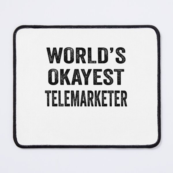 Item preview, World's okayest Telemarketer Shirt, Funny Telemarketer Dad Husband Womens Boyfriend Birthday Christmas Gift idea designed and sold by xlnv.