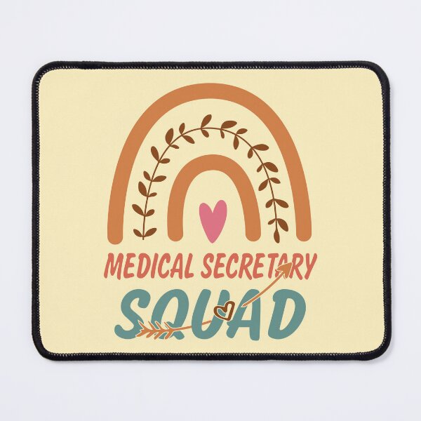Item preview, Medical Secretary Squad Rainbow Quote Gift Idea For Men and Womens - Funny Medical Secretary designed and sold by Mmmm3344.