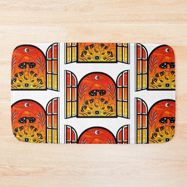 Item preview, Witchy Magic Mushroom Orange Sunset designed and sold by Kipsusaurus.