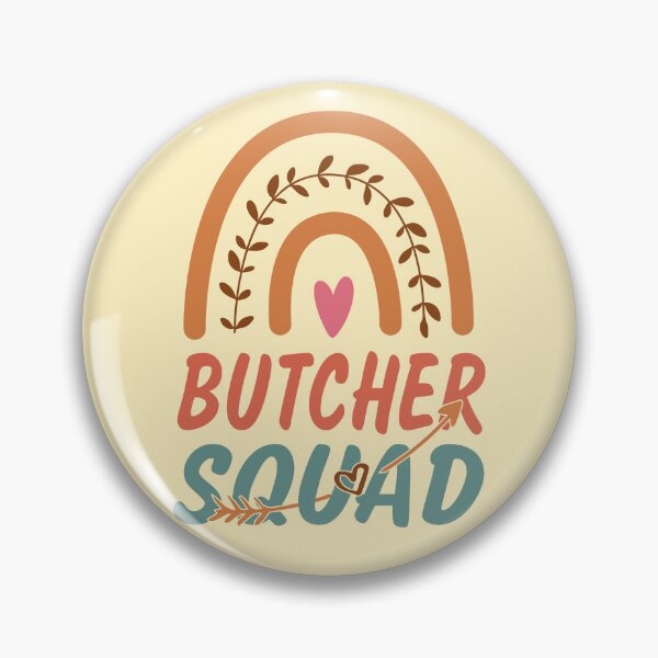 Item preview, Butcher Squad Rainbow Quote Gift Idea For Men and Womens - Funny Butcher designed and sold by Mmmm3344.