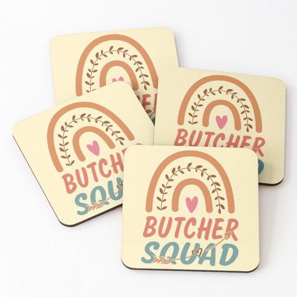 Item preview, Butcher Squad Rainbow Quote Gift Idea For Men and Womens - Funny Butcher designed and sold by Mmmm3344.