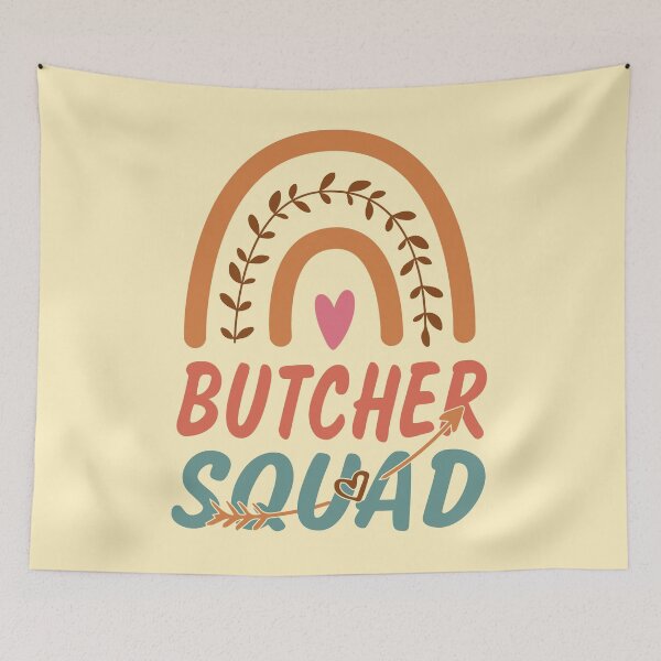 Item preview, Butcher Squad Rainbow Quote Gift Idea For Men and Womens - Funny Butcher designed and sold by Mmmm3344.