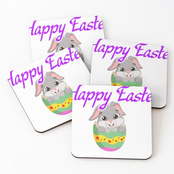 Aperçu de l'œuvre Happy Easter 2022 Bunny with Easter Egg Design créée et vendue par Aidanzz.