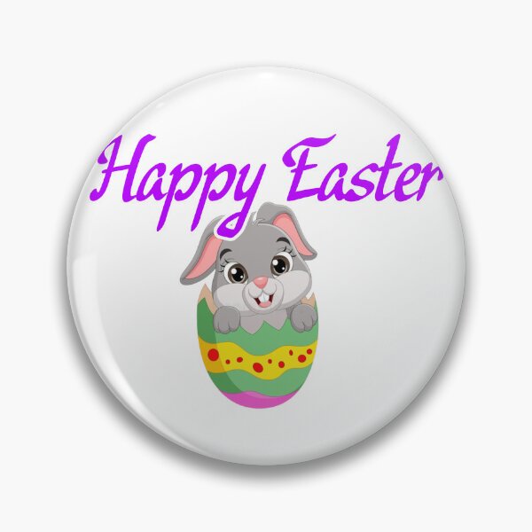 Aperçu de l'œuvre Happy Easter 2022 Bunny with Easter Egg Design créée et vendue par Aidanzz.