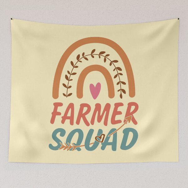 Item preview, Farmer Squad Rainbow Quote Gift Idea For Men and Womens - Funny Farmer designed and sold by Mmmm3344.