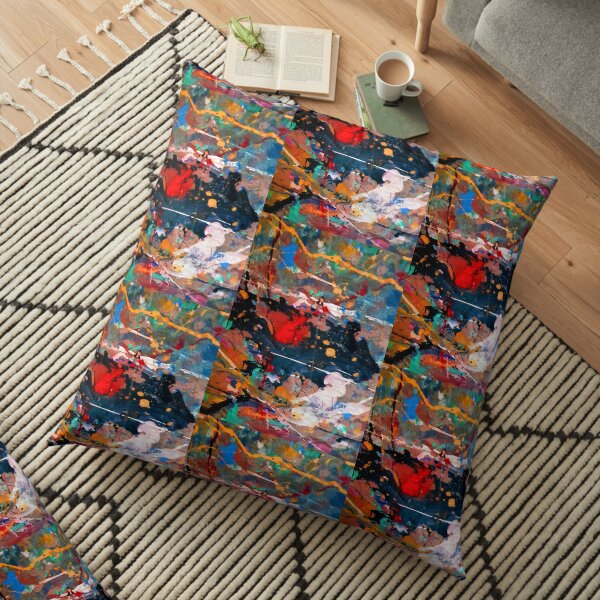 Perception by Adelaide Artist Avril Thomas Floor Pillow