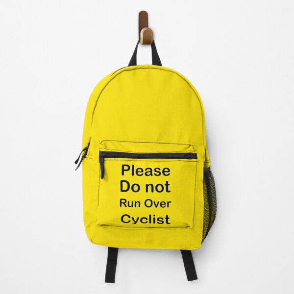 Item preview, Please do not run over cyclist yellow design designed and sold by Rachel the Artist .