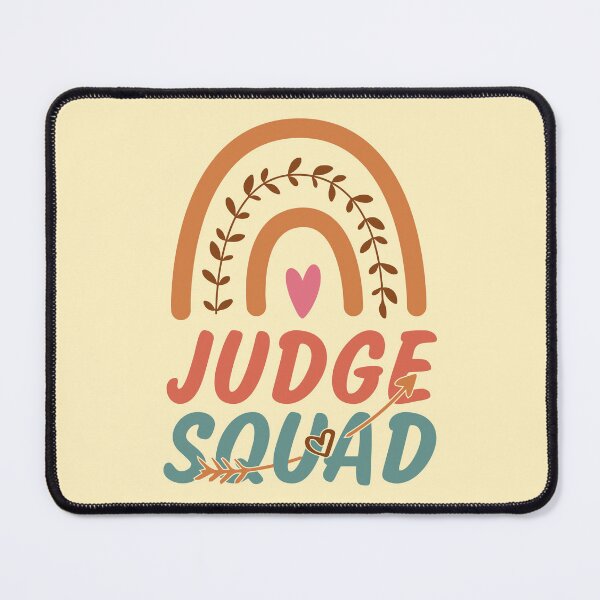 Item preview, Judge Squad Rainbow Quote Gift Idea For Men and Womens - Funny Judge designed and sold by Mmmm3344.