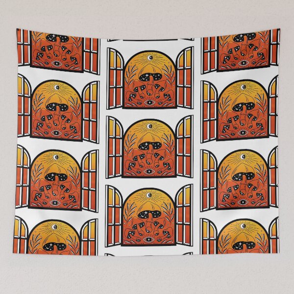 Item preview, Witchy Magic Mushroom Sunset designed and sold by Kipsusaurus.