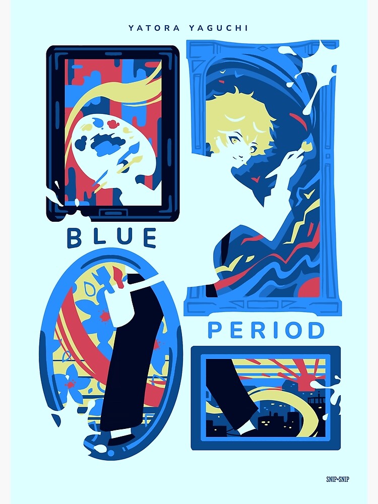 "Blue Period" Poster for Sale by SnipSnipArt Redbubble
