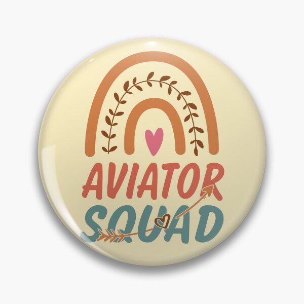 Item preview, Aviator Squad Rainbow Quote Gift Idea For Men and Womens - Funny Aviator designed and sold by Mmmm3344.