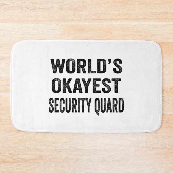 Item preview, World's okayest security quard Shirt, Funny security quard Dad Husband Womens Boyfriend Birthday Christmas Gift idea designed and sold by xlnv.