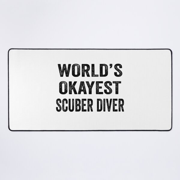 Item preview, World's okayest scuber diver Shirt, Funny scuber diver Dad Husband Womens Boyfriend Birthday Christmas Gift idea designed and sold by xlnv.