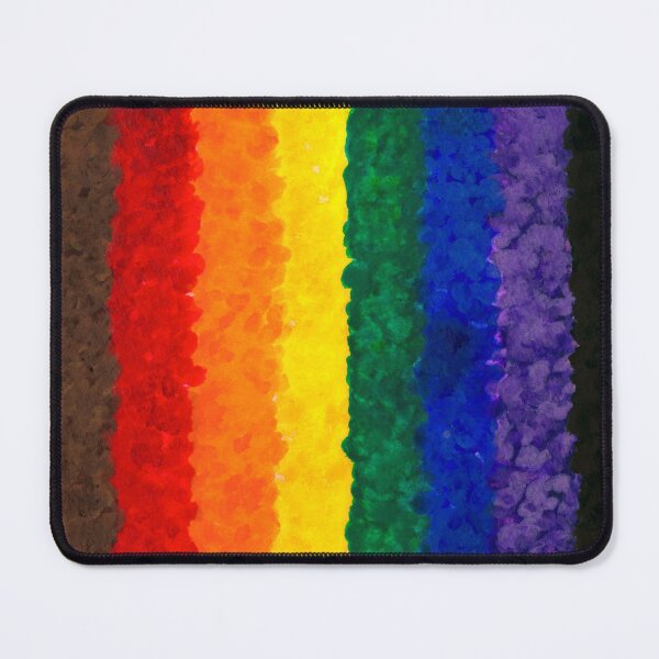 Item preview, Gay Pride Flag Abstract Art designed and sold by Amy's Not Dead Yet.