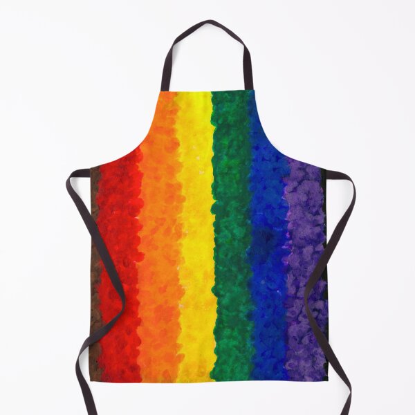 Item preview, Gay Pride Flag Abstract Art designed and sold by Amy's Not Dead Yet.