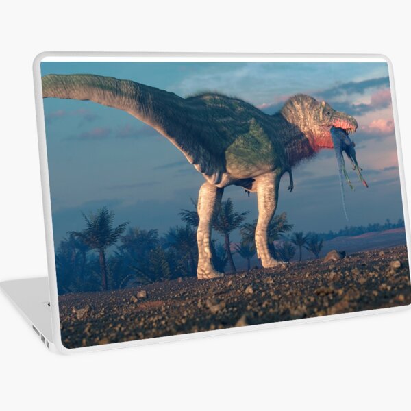 Tyrannosaurus With Prey - V2 Laptop Skin