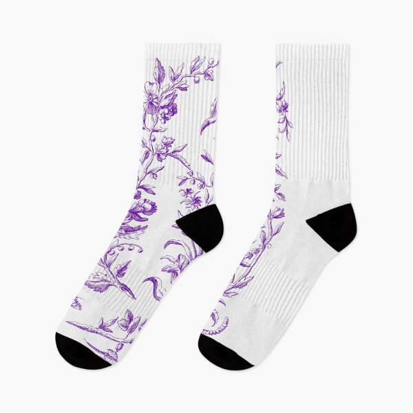 Item preview, Violet Vintage Retro Floral Pattern designed and sold by designira.
