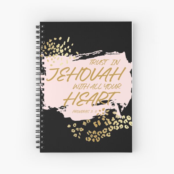 Item preview, PROVERBS 3:5 Spiral Notebook designed and sold by crafts-gift.