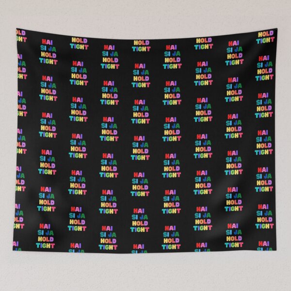 Item preview, Hai Si Ja, Hold Tight - Letras de letras del arco iris designed and sold by ThoughtScribble.