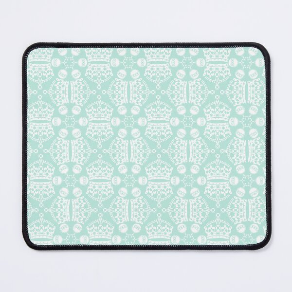 Item preview, Copy of Jubilee Crown & Soverign Orb Pattern in white on mint designed and sold by Hokolo.