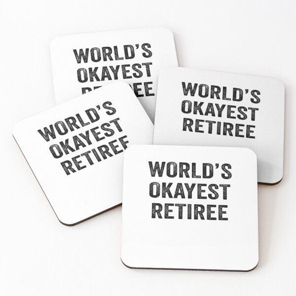Item preview, World's okayest retiree Shirt, Funny retiree Dad Husband Womens Boyfriend Birthday Christmas Gift idea designed and sold by xlnv.