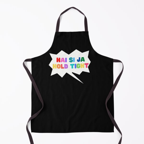 Item preview, Hai Si Ja, Hold Tight - Rainbow lettering lyrics - speech bubble designed and sold by ThoughtScribble.