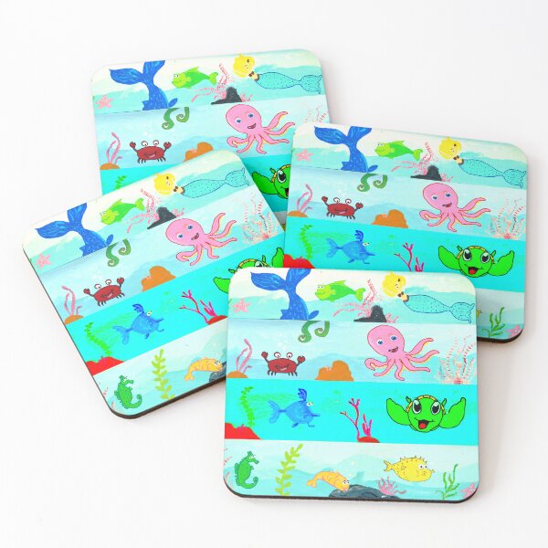 Item preview, Undersea Fun for Kids - Original artwork by Dody Denman designed and sold by MoxyMermaid.