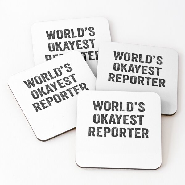 Item preview, World's okayest reporter Shirt, Funny reporter Dad Husband Womens Boyfriend Birthday Christmas Gift idea designed and sold by xlnv.
