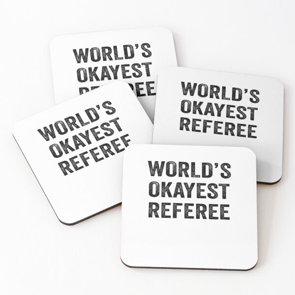 Item preview, World's okayest referee Shirt, Funny referee Dad Husband Womens Boyfriend Birthday Christmas Gift idea designed and sold by xlnv.