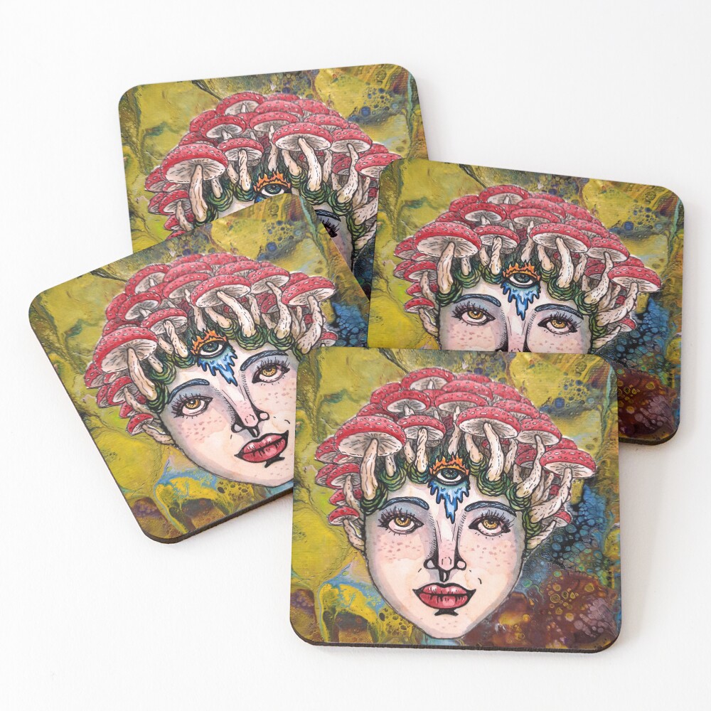 Item preview, Coasters (Set of 4) designed and sold by Rabbitfool.