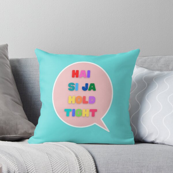 Item preview, Hai Si Ja, Hold Tight - Rainbow fridge magnet lettering lyrics designed and sold by ThoughtScribble.