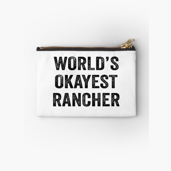 Item preview, World's okayest rancher Shirt, Funny rancher Dad Husband Womens Boyfriend Birthday Christmas Gift idea designed and sold by xlnv.