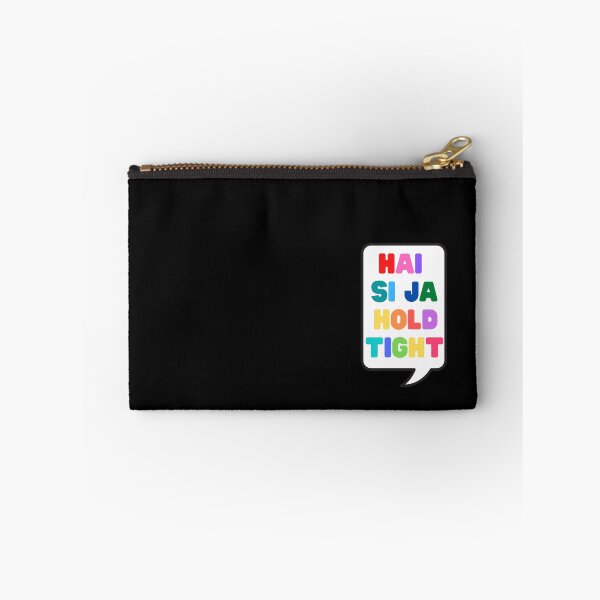 Item preview, Hai Si Ja Hold Tight - Spice Up Your Life - Speech Bubble Rainbow Lettering designed and sold by ThoughtScribble.