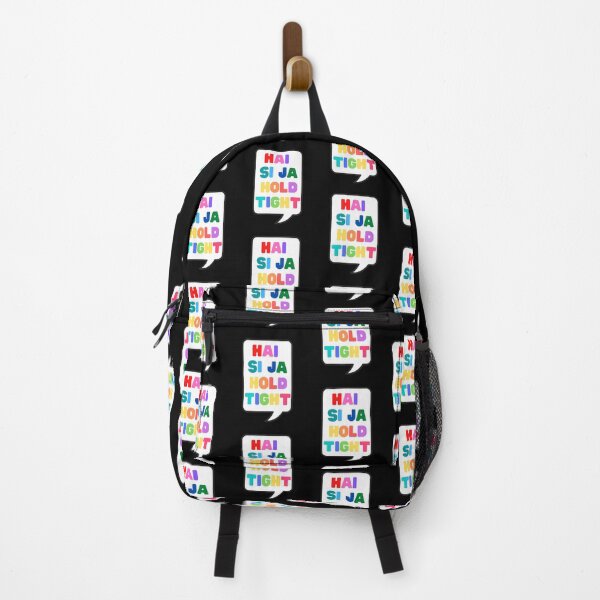 Item preview, Hai Si Ja Hold Tight - Spice Up Your Life - Speech Bubble Rainbow Lettering designed and sold by ThoughtScribble.