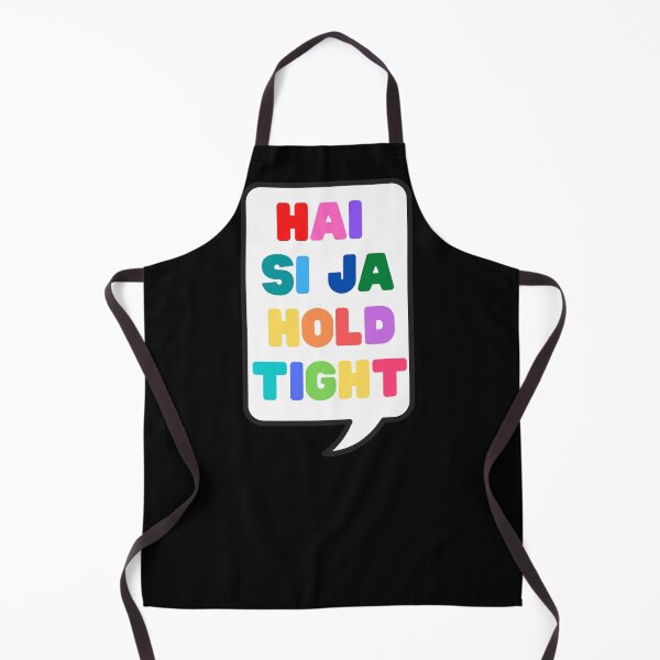 Item preview, Hai Si Ja Hold Tight - Spice Up Your Life - Speech Bubble Rainbow Lettering designed and sold by ThoughtScribble.