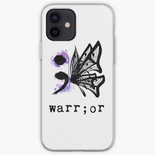 Semicolon Butterfly iPhone Soft Case