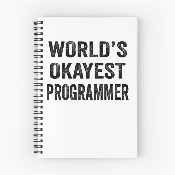 Item preview, World's okayest programmer Shirt, Funny programmer Dad Husband Womens Boyfriend Birthday Christmas Gift idea designed and sold by xlnv.